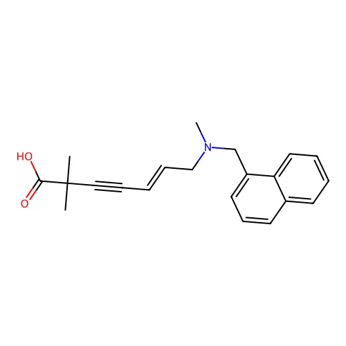 Carboxyterbinafine structure