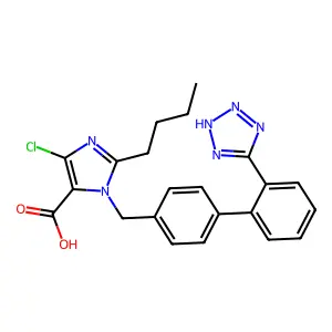 Losartan carboxylic acid structure