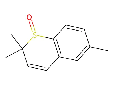 2,2,6-Trimethylthiochromene 1-oxide structure