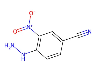 4-Hydrazinyl-3-nitrobenzonitrile structure