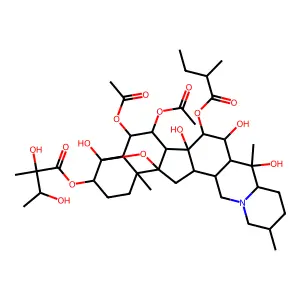 Protoveratrine structure