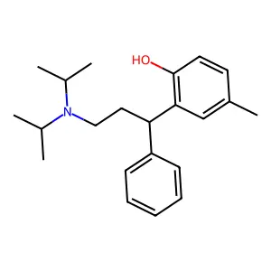 2-(3-(Di(propan-2-yl)amino)-1-phenylpropyl)-4-methylphenol structure