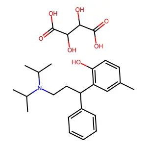 (S)-Tolterodine L-Tartrate structure