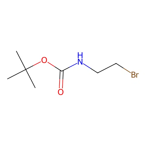 tert-Butyl N-(2-bromoethyl)carbamate structure