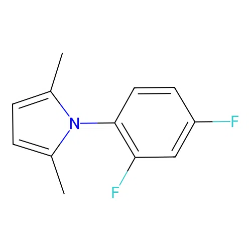 1-(2,4-Difluorophenyl)-2,5-dimethylpyrrole structure