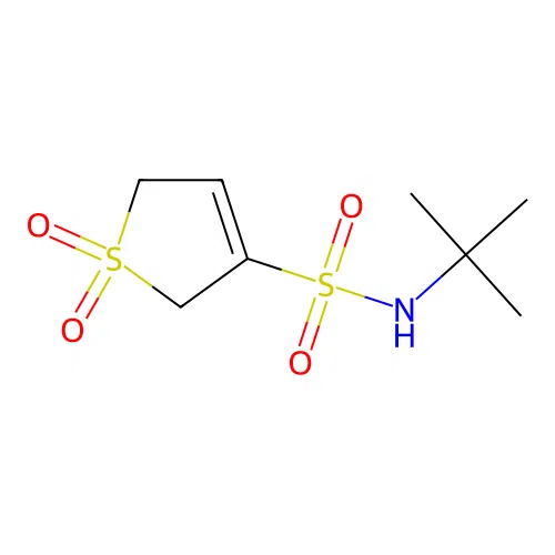 3-{[(Tert-butyl)amino]sulfonyl}-2,5-dihydrothiophene-1,1-dione structure