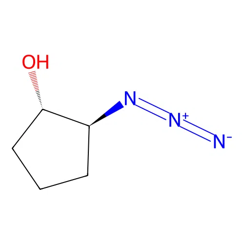 (1S,2S)-2-azidocyclopentan-1-ol structure