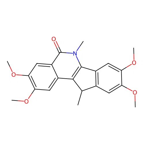 5H-Indeno(1,2-c)isoquinolin-5-one, 6,11-dihydro-6,11-dimethyl-, (+-)- structure