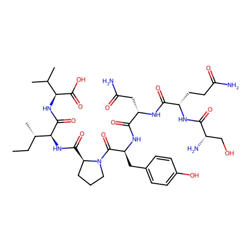 Ser-Gln-Asn-Tyr-Pro-Ile-Val structure