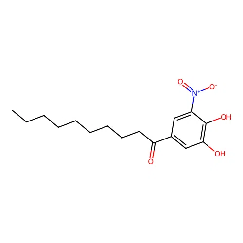 1-Decanone, 1-(3,4-dihydroxy-5-nitrophenyl)- structure