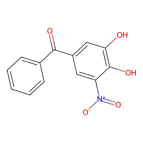 3,4-Dihydroxy-5-nitrobenzophenone structure