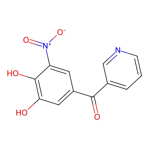 Methanone, (3,4-dihydroxy-5-nitrophenyl)(3-pyridinyl)- structure