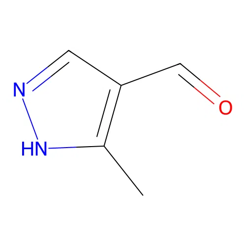 3-methyl-1H-pyrazole-4-carbaldehyde structure
