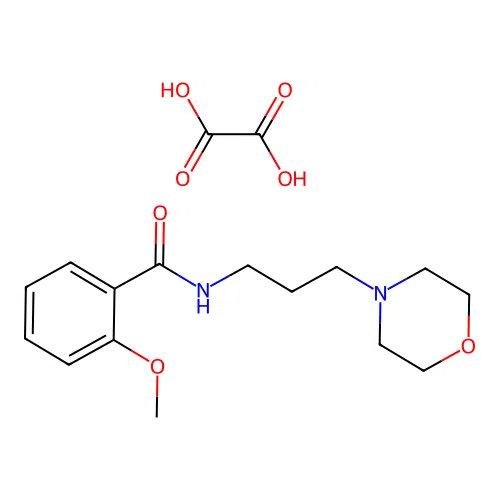 Benzamide, 2-methoxy-N-(3-(4-morpholinyl)propyl)-, ethanedioate (1:1) structure
