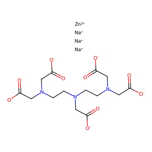 Trisodium Zinc DTPA structure