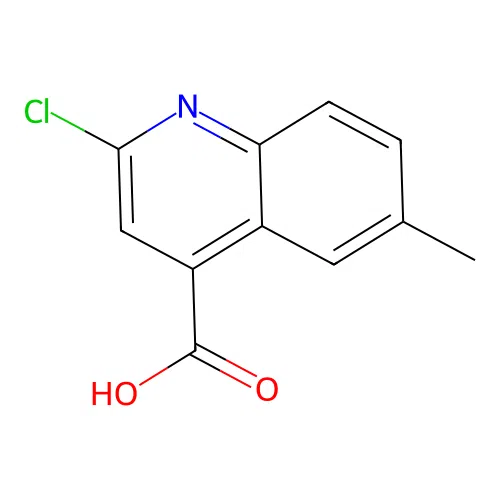 2-Chloro-6-methylquinoline-4-carboxylic acid structure
