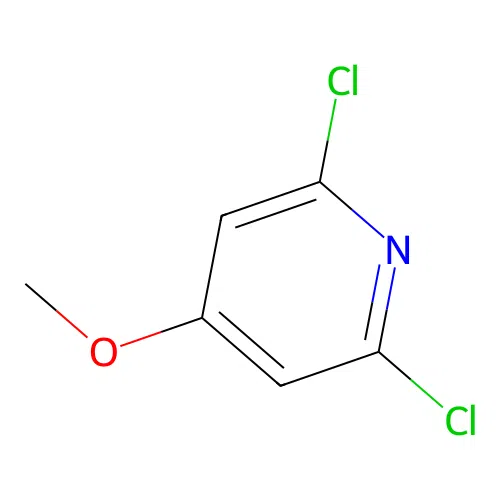 2,6-Dichloro-4-methoxypyridine structure