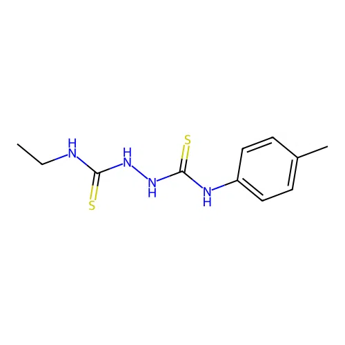 N-ethyl-N'-(4-methylphenyl)hydrazine-1,2-dicarbothioamide structure