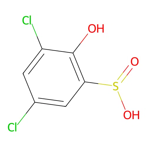 3,5-Dichloro-2-hydroxybenzenesulfinic acid structure