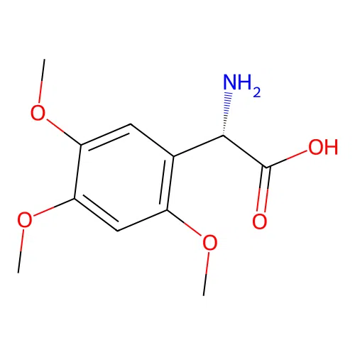 (S)-2-Amino-2-(2,4,5-trimethoxyphenyl)acetic acid structure