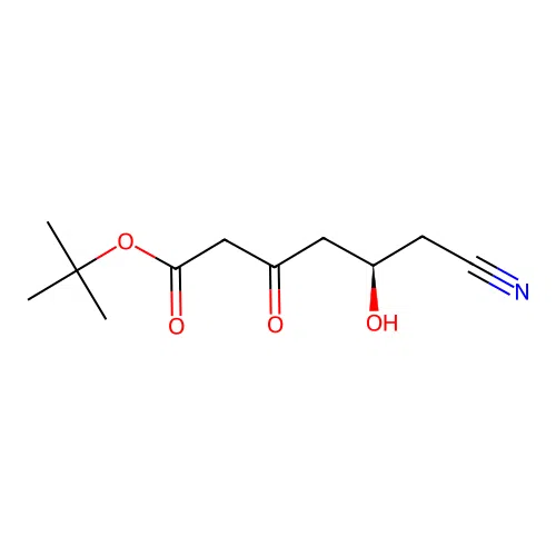 tert-Butyl (R)-6-Cyano-5-hydroxy-3-oxohexanoate structure