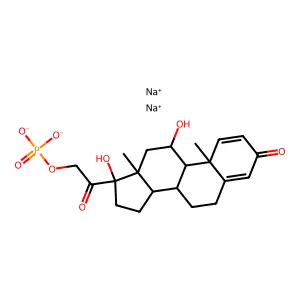 Disodium Prednisolone 21-Phosphate, 98% structure