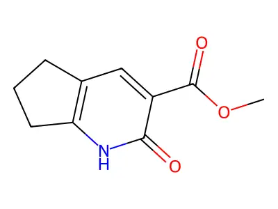 methyl 2-oxo-2,5,6,7-tetrahydro-1H-cyclopenta[b]pyridine-3-carboxylate structure