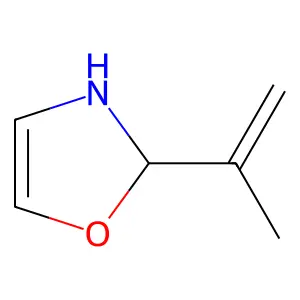 Oxazole, dihydro(1-methylethenyl)- structure
