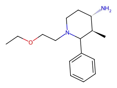 4-Piperidinamine, 1-(2-ethoxyethyl)-3-methyl-N-phenyl-, trans- structure