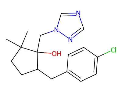 Metconazole structure