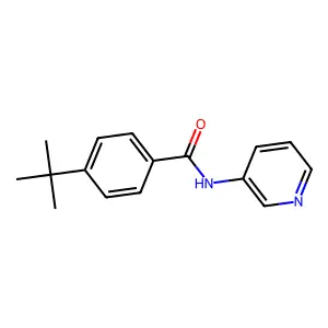 4-tert-butyl-N-pyridin-3-ylbenzamide structure