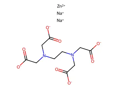 EDTA-Zinc structure