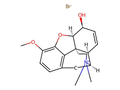 Codeine methyl bromide structure