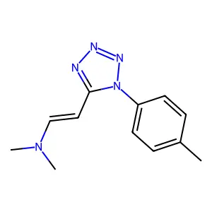 Ethenamine, N,N-dimethyl-2-[1-(4-methylphenyl)-1H-tetrazol-5-yl]- structure
