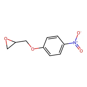 Oxirane, ((4-nitrophenoxy)methyl)-, (R)- structure