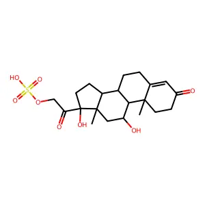 Cortisol sulfate structure