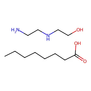 Octanoic acid, reaction products with 2-[(2-aminoethyl)amino]ethanol structure