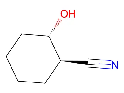 2-Hydroxycyclohexanecarbonitrile structure
