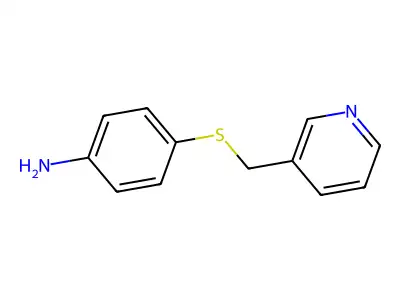 4-(((Pyridin-3-yl)methyl)sulfanyl)aniline structure