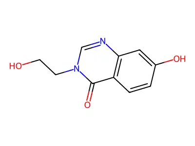 4(3H)-Quinazolinone, 7-hydroxy-3-(2-hydroxyethyl)- structure