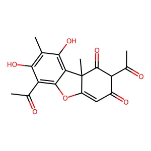Usnic Acid structure