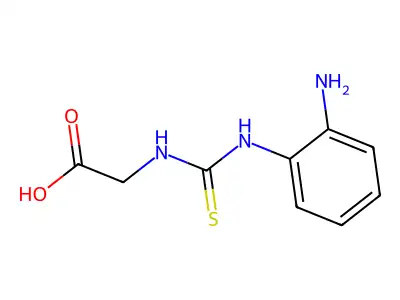 N(5)-(2'-aminophenyl)-4-thioxohydantoic acid structure