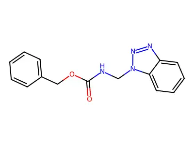 Benzotriazol-1-YL-acetic acid benzyl ester structure