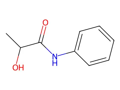 2-hydroxy-N-phenylpropanamide structure
