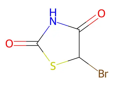 5-Bromothiazolidine-2,4-dione structure