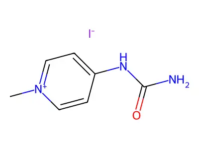 N-(1-Methylpyridin-4(1H)-ylidene)carbamimidic acid--hydrogen iodide (1/1) structure