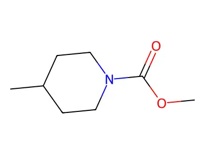 4-Methyl-piperidine-1-carboxylic Acid Methyl Ester structure