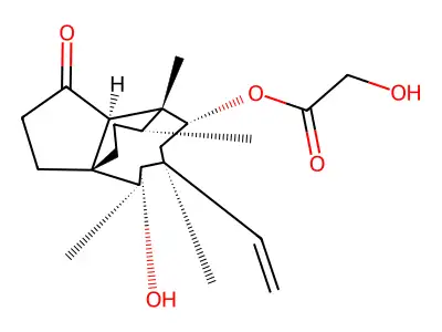 Pleuromutilin structure