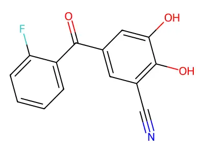 Benzonitrile, 2,3-dihydroxy-5-(2-fluorobenzoyl)- structure