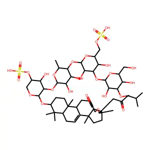 Cucumechinoside C structure